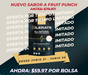 XILERATE™ - Fruit Punch (30 Drink Packets) (VAT Included) - <s>$79.97</s> $59.97